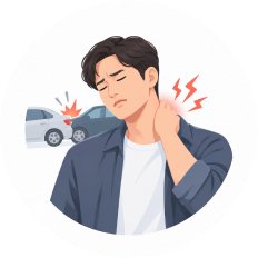 교통사고 이후 통증이 남은 분